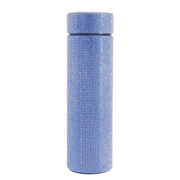 Rhinestone Stainless Steel Vacuum Insulated Water Bottle Thermos LED Temperature - Picture 4 of 15